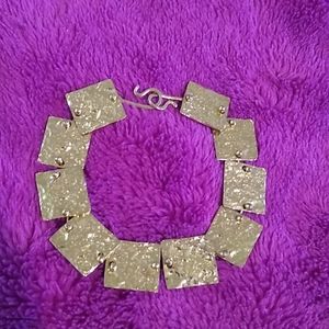 Vintage Titanium Bronze Modernist Bracelet